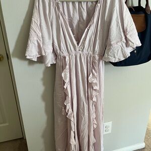 Ivy City Co Light Pink Maxi Dress